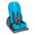 Soft-Touch Sitter w/ Floor Base - Aqua
